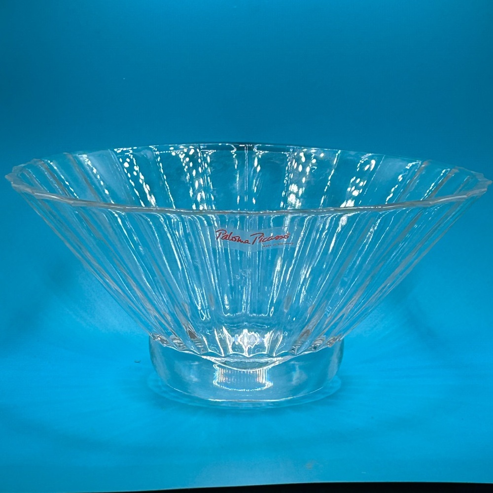 Villeroy and Boch Paloma Picasso Crystal bowl made in Germany discontinued
